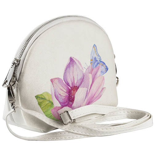 Маленькая женская сумочка Coquette Цветы и бабочка
