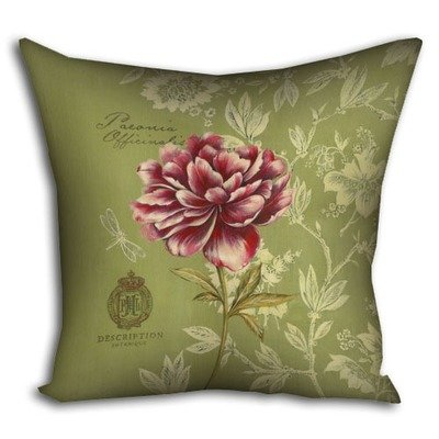 Подушка з принтом 40х40 см Paeonia officinalis