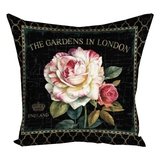 Наволочка для подушки 50х50 см The gardens in London