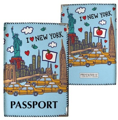 Обкладинка на паспорт New York
