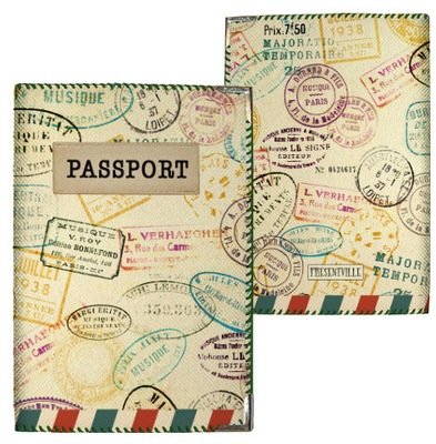 Обкладинка на паспорт Штампи