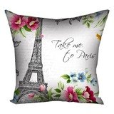 Наволочка для подушки 40х40 см Take me to Paris