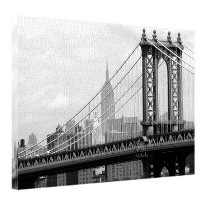 Картина на тканині, 45х65 см Бруклінський міст, Нью-Йорк