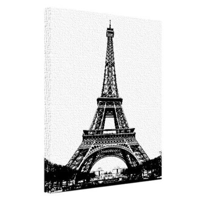 Картина на тканині, 45х65 см Ейфелева вежа