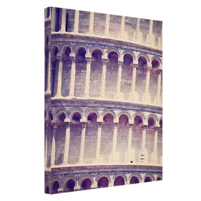 Картина на тканині, 45х65 см Пізанська вежа, Італія