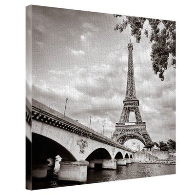 Картина на тканині, 65х65 см Ейфелева вежа