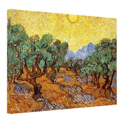 Картина на тканині, 45х65 см Оливкові дерева