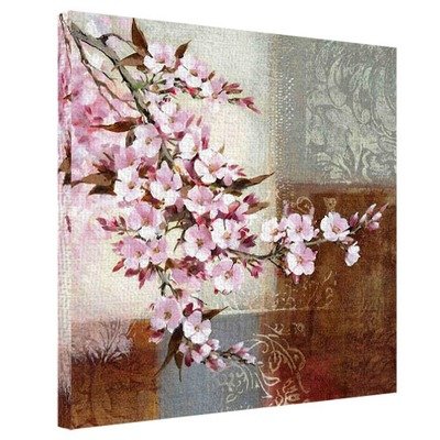Картина на тканині, 50х50 см Квітуча яблуня