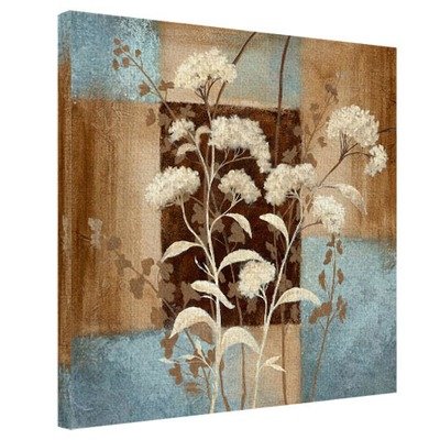 Картина на тканині, 50х50 см Вінтажні квіти