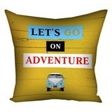 Наволочка для подушки 30х30 см Let's go on adventure