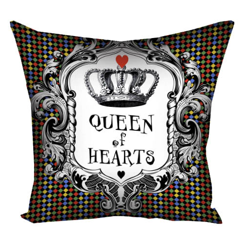 Наволочка на подушку 40x40 см Queen of hearts