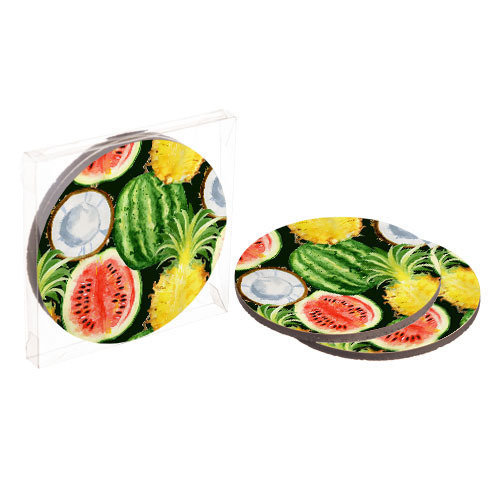 Подставки под горячее Coaster (пробка) Соковиті фрукти