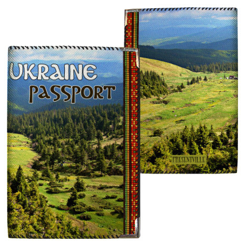 Обложка на паспорт Українські гори