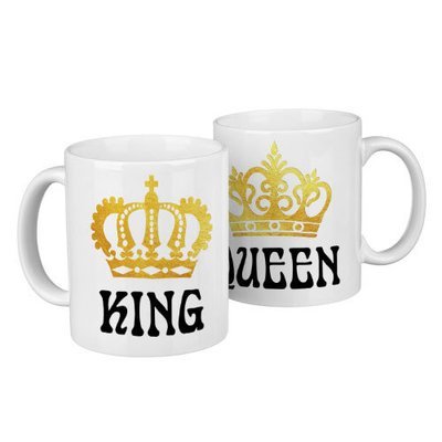 Парні чашки King, queen