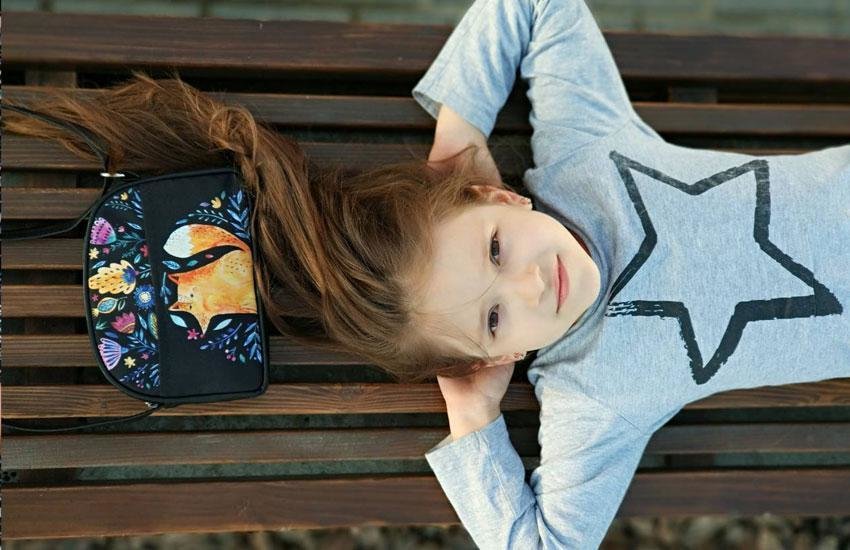 Сумка для подростков Junior girl Лиса и цветы Сумка для подростков Junior girl Лиса и цветы