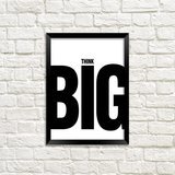 Постер у рамці A3 Think big