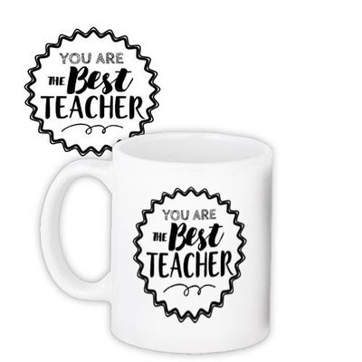 Чашка з принтом Best teacher