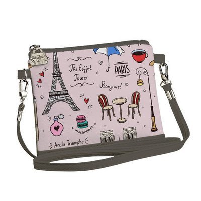 Сумка для девочки Little fairy Франция, Париж, розовый фон
