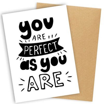 Листівка з конвертом You are perfect