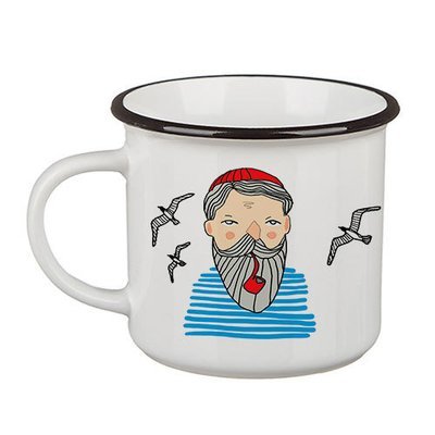 Стильная кружка Camper Brave, free and wild like the sea KRC_18J017