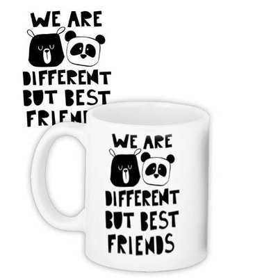 Чашка з принтом Best friends