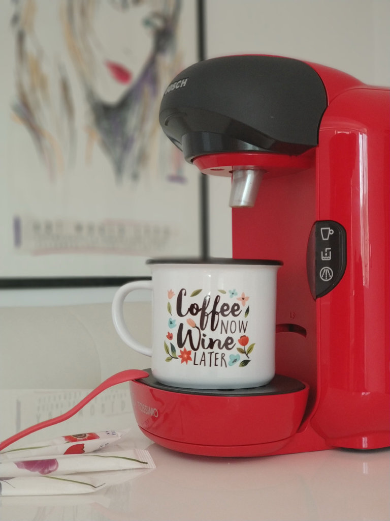 Стильная кружка Camper Coffee now, wine later Стильная кружка Camper Coffee now, wine later