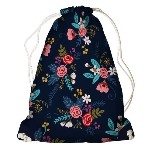 Рюкзак-мешок Цветы