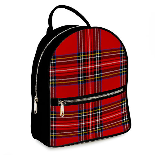 Городской женский рюкзак Шотландка