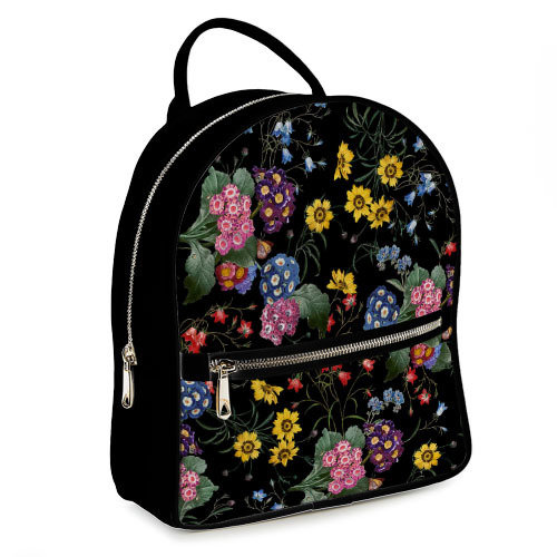 Городской женский рюкзак Цветы полевые