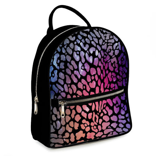 Городской женский рюкзак Фиолетово-розовые пятна