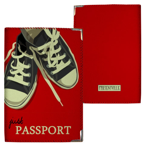 Обложка на паспорт Кеды