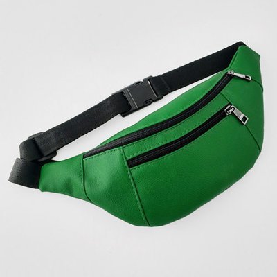 Сумка на пояс, бананка BUMBAG (экокожа), цвет зеленый EBB2_IZ