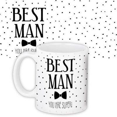 Чашка з принтом Best man