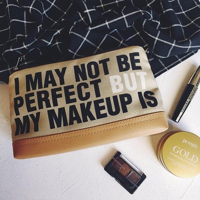 Косметичка дорожня жіноча Lovely I may not be perfect but my makeup is