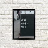 Постер у рамці A5 Good vibes only