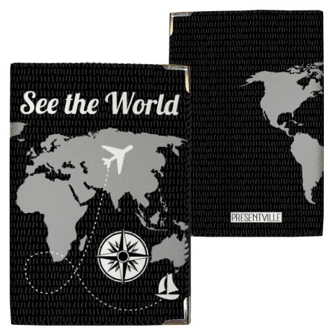 Обложка на паспорт See the world