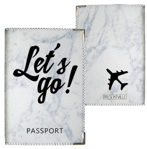 Обкладинка на паспорт Let’s go