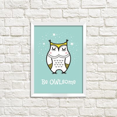 Постер у рамці A3 Be OWL some