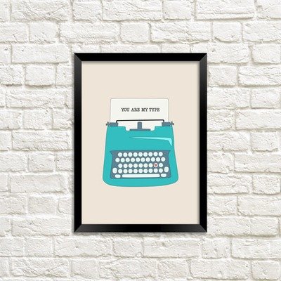 Постер в рамці A5 You are my type