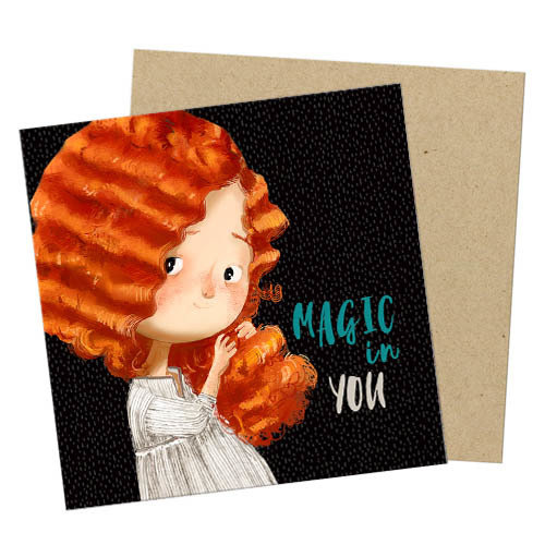 Маленькая открытка Magic in you