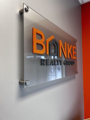 3D Acrylic Standoff Sign