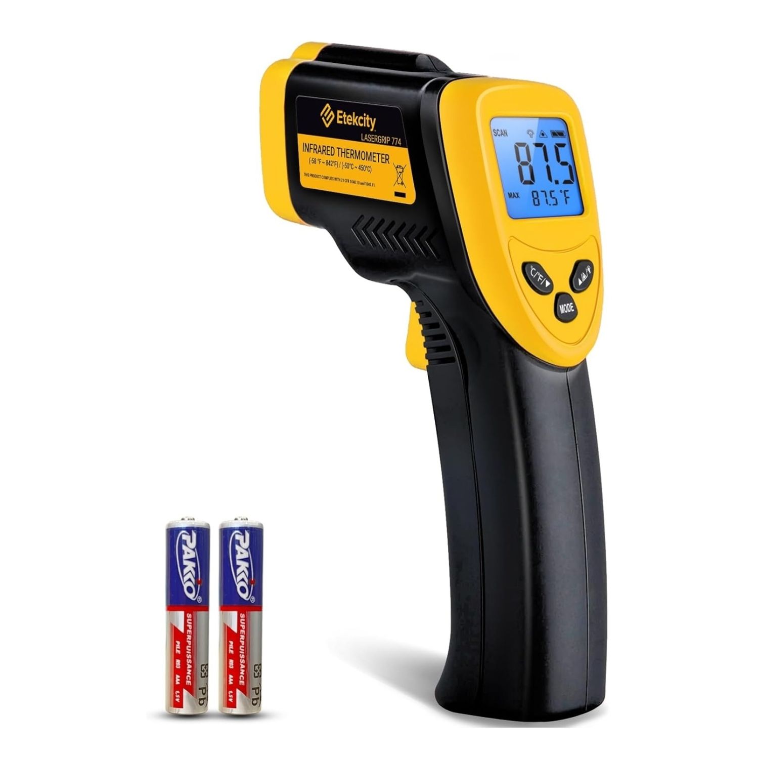 Laser thermometer