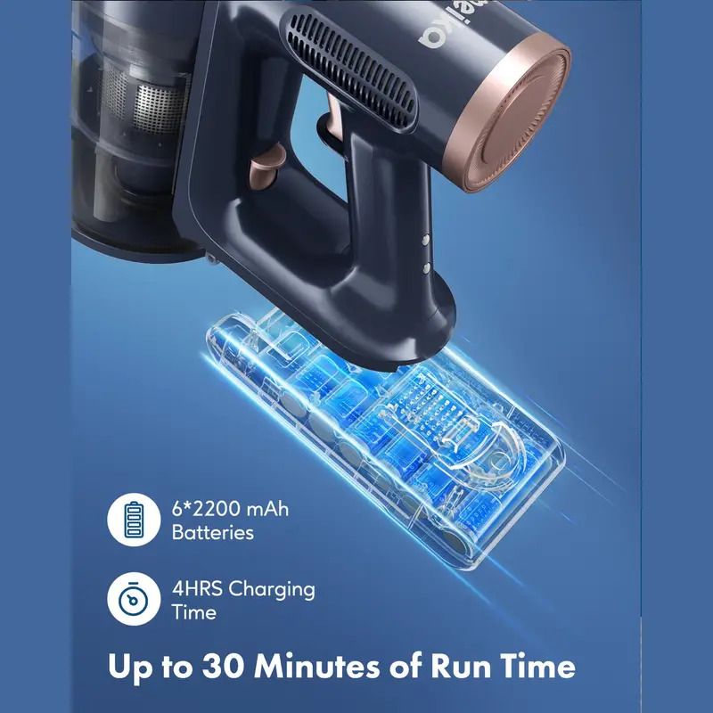 40-Minute Runtime Cordless Vacuum Cleaner