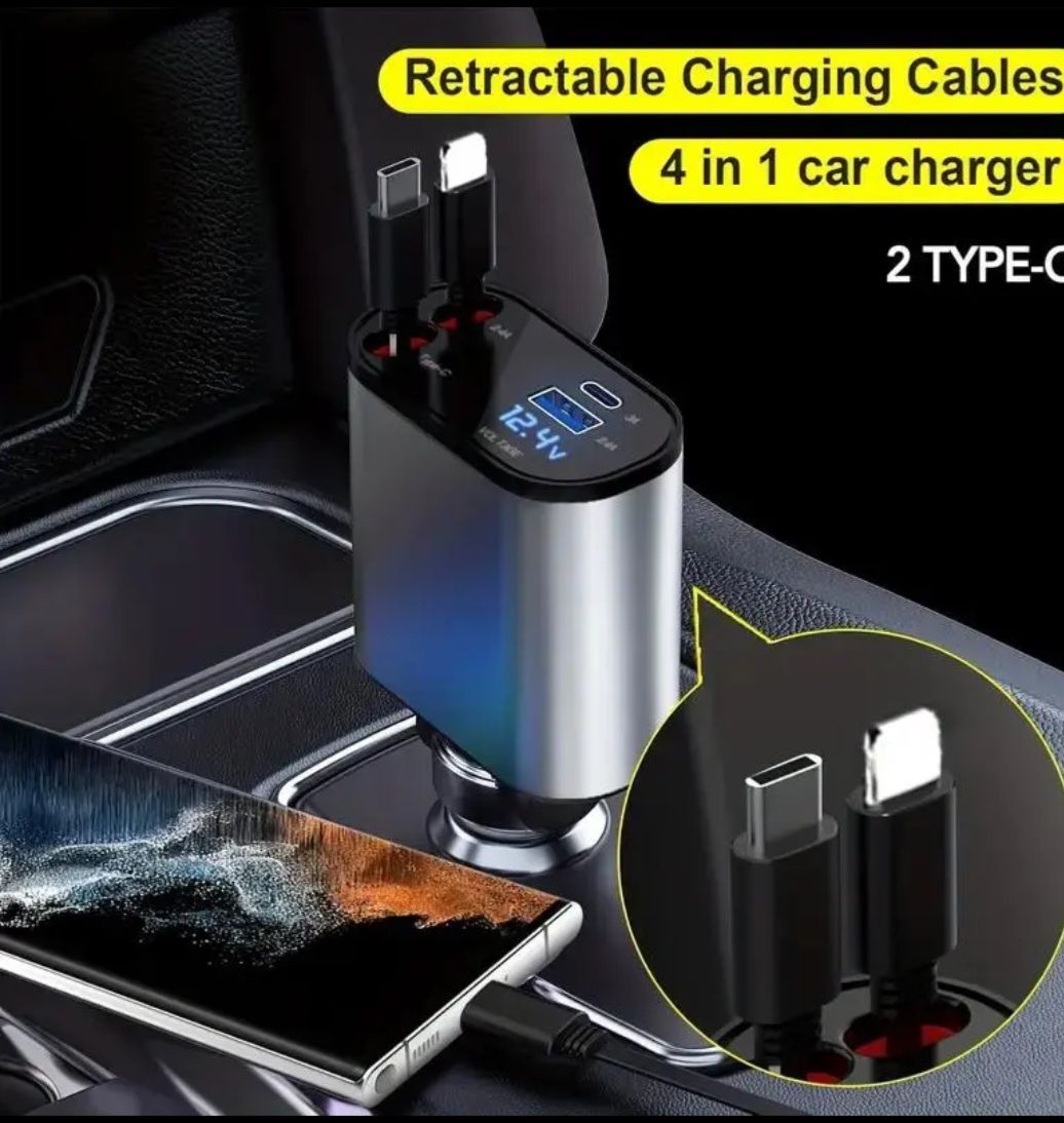 Retractable Car Charger,