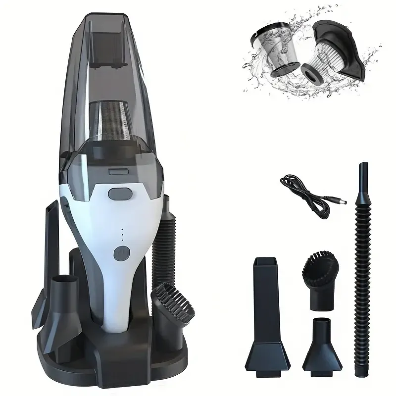 Portable cordless vacuum cleaner