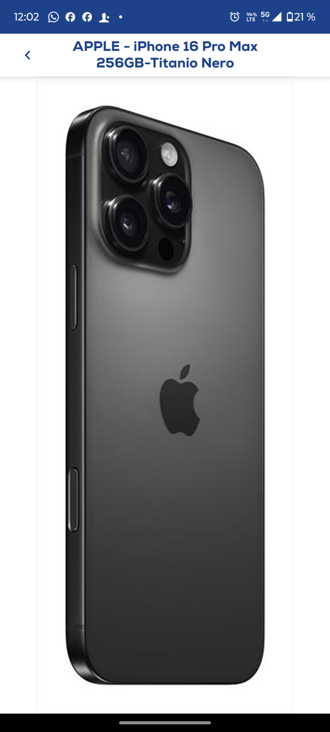 APPLE iphone 16 PRO MAX