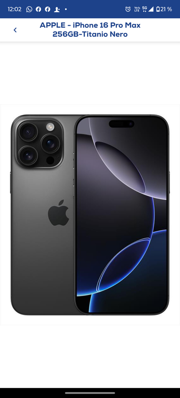 APPLE iphone 16 PRO MAX