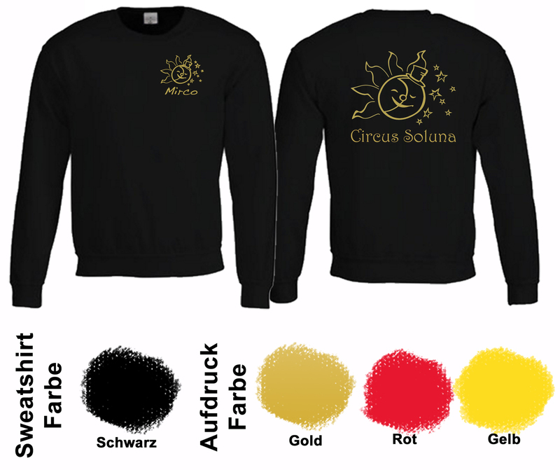 Unisex Sweatshirt mit deinem Namen SONDERPREIS