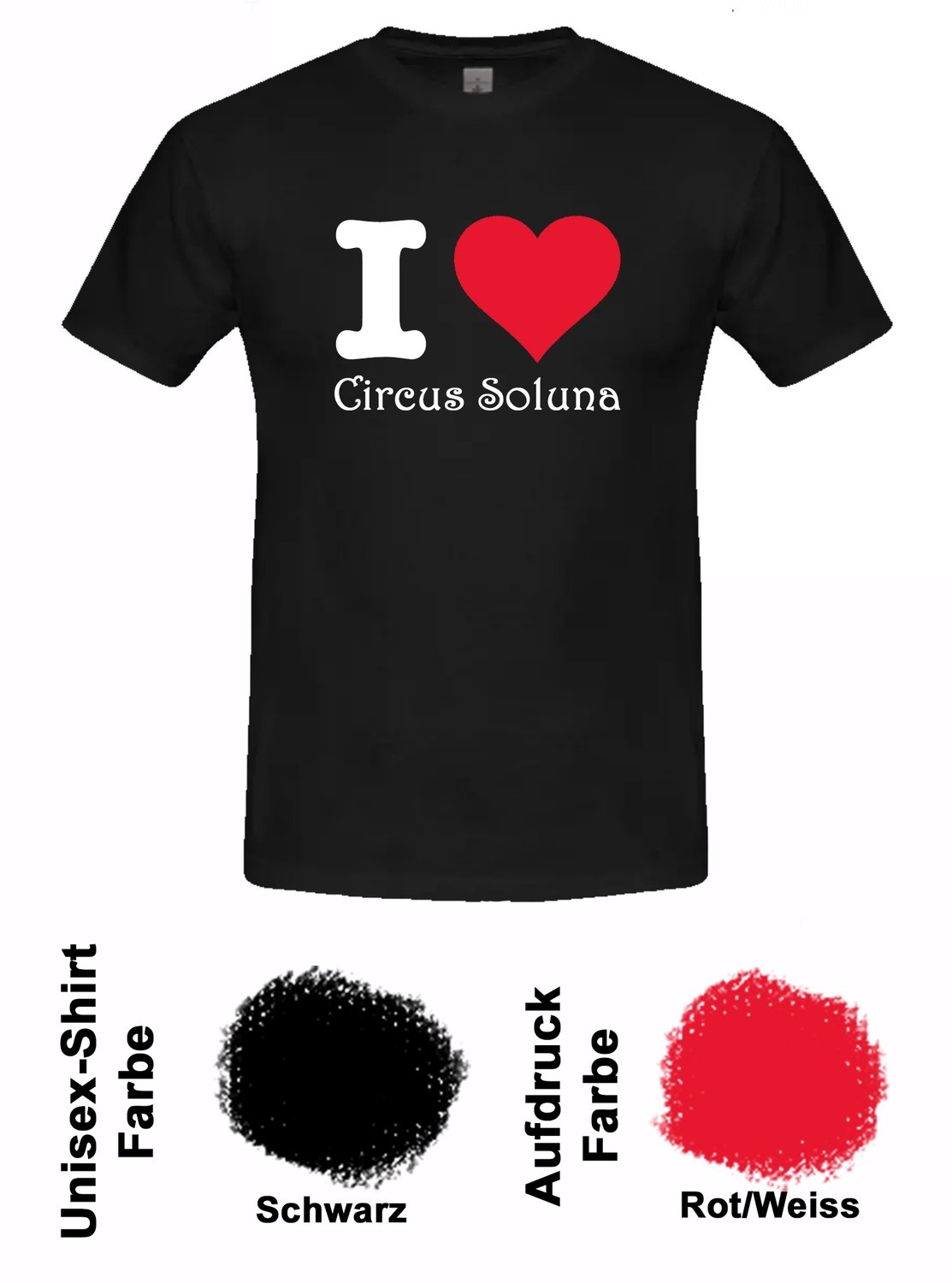 Unisex T-Shirt "Ich liebe Circus Soluna"