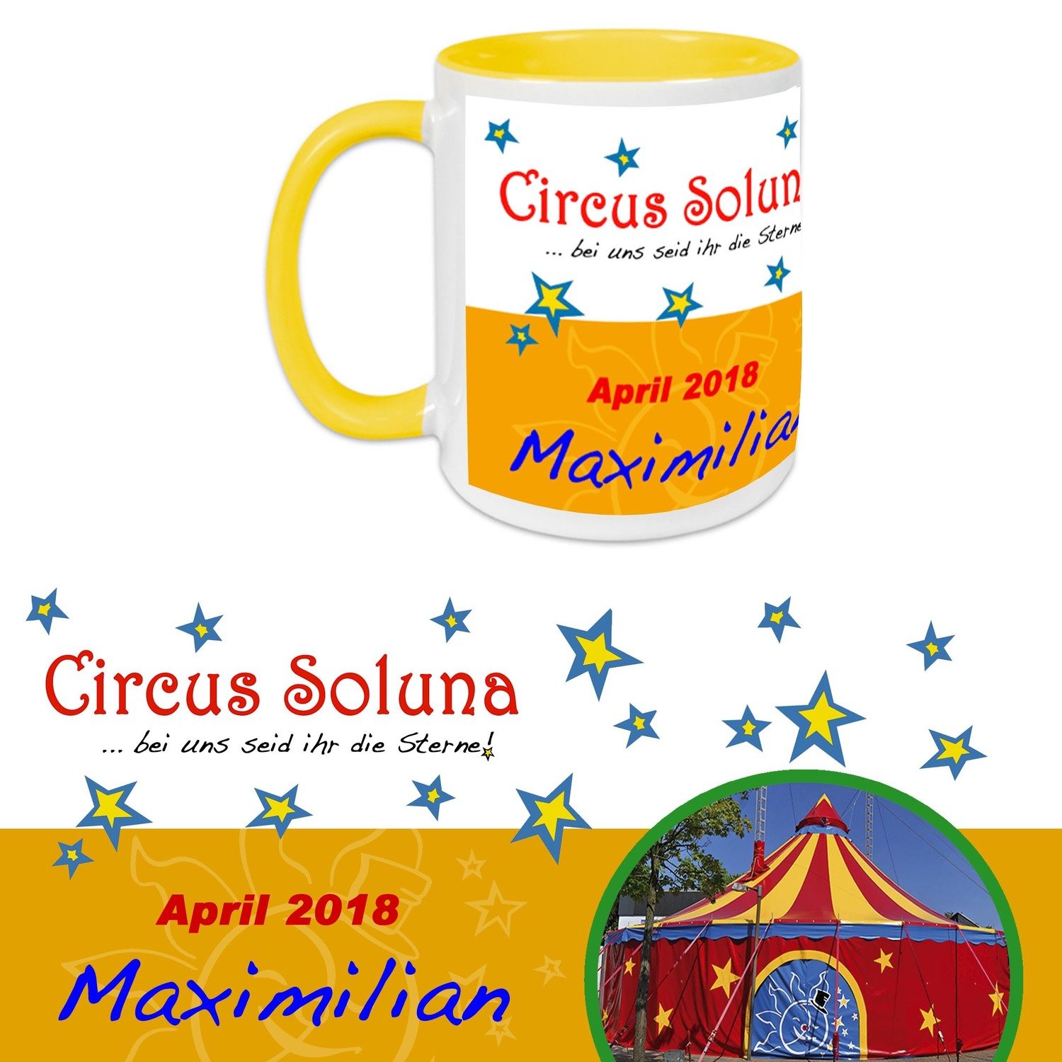 Tasse mit DEINEM NAMEN ohne Schullogo Tasse mit DEINEM NAMEN ohne Schullogo